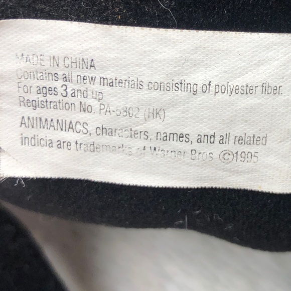 Animaniacs Wacko Plush Doll Vintage from 1995- Warner Bros-12”-In Good Condition - Picture 3 of 3